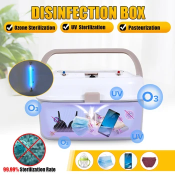 Upgrade Large Capacity Ozone UV Sterilizer Box Disinfection Cabinet Sterilization for Mask Phones Baby Bottle Towel Clothing
Upgrade Large Capacity Ozone UV Sterilizer Box Disinfection Cabinet Sterilization for Mask Phones Baby Bottle Towel Clothing