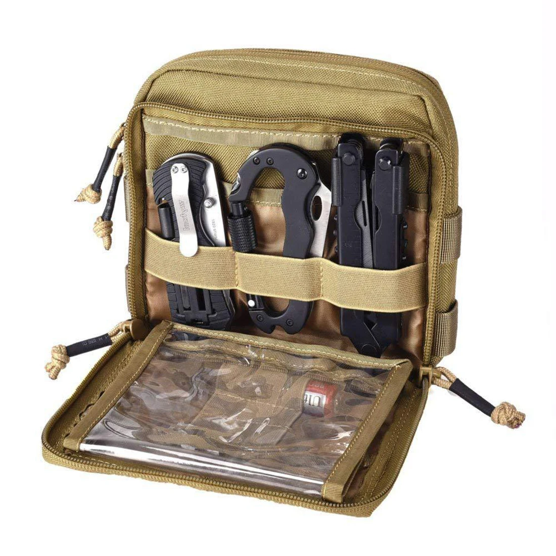 16.5 X 16.5 X 4.5cm Tactical Gear Utility Map Admin Pouch EDC Tool Molle Bag Organizer For Molle System Tactics Accessories Tan
16.5 X 16.5 X 4.5cm Tactical Gear Utility Map Admin Pouch EDC Tool Molle Bag Organizer For Molle System Tactics Accessories Tan