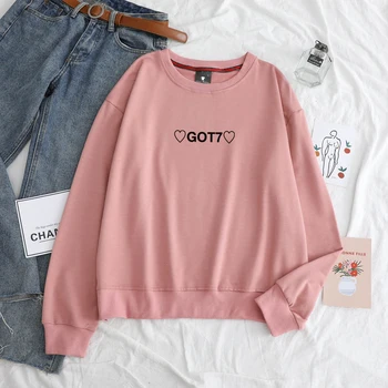 Fashion Men Women Heart Printing High Quality O-neck Sweatshirt Kpop Got7 Clothes Long Sleeve Hip Hop Unisex Streetwear Caples
Fashion Men Women Heart Printing High Quality O-neck Sweatshirt Kpop Got7 Clothes Long Sleeve Hip Hop Unisex Streetwear Caples