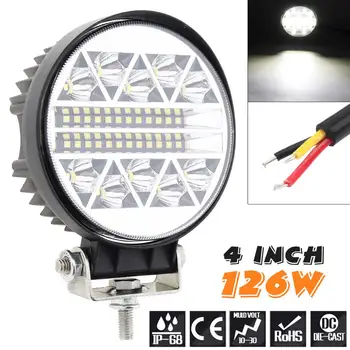 LED Round Work Light Ultra Bright 4 Inch Round Work Light Bar Modified Lamp 126000LM White Light for Off Road Car SUV ATV Truck
LED Round Work Light Ultra Bright 4 Inch Round Work Light Bar Modified Lamp 126000LM White Light for Off Road Car SUV ATV Truck