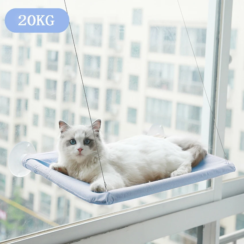 Hamaca para ventana para mascotas, asiento de descanso para gatos, hamaca para gato doméstico, cama cómoda para mascotas, 20kg 
Hamaca para ventana para mascotas, asiento de descanso para gatos, hamaca para gato doméstico, cama cómoda para mascotas, 20kg