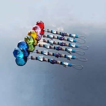 6 Colors DIY Chandelier Crystals Pendants Suncatcher Crystal Prisms Clear Beads Ball Handmade Hanging Ornament Home Decor 190mm
6 Colors DIY Chandelier Crystals Pendants Suncatcher Crystal Prisms Clear Beads Ball Handmade Hanging Ornament Home Decor 190mm