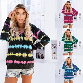 Women Hoodies Sweatshirts Autumn Long Sleeve Fashion Tie dye Pullover Hoodie Casual Hooded Sweatshirt
Women Hoodies Sweatshirts Autumn Long Sleeve Fashion Tie dye Pullover Hoodie Casual Hooded Sweatshirt