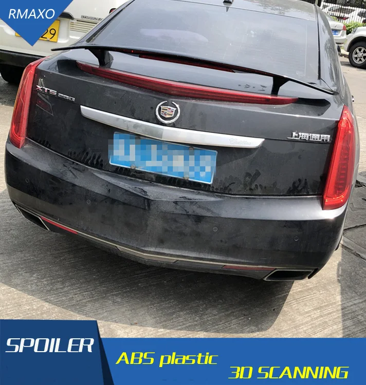 Для Cadillac спойлер ATS 2011-2019 XTS TF ABS Материал автомобильное заднее крыло грунтовка