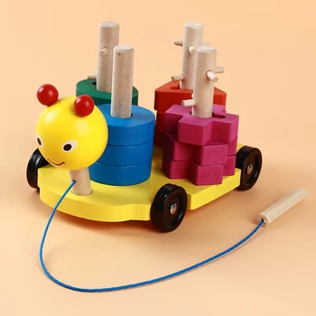 Baby Educational Assemblage Wooden Blocks Multifunction Geometry Sets Column Pull Carts Train Children Toys Brinquedos
Baby Educational Assemblage Wooden Blocks Multifunction Geometry Sets Column Pull Carts Train Children Toys Brinquedos