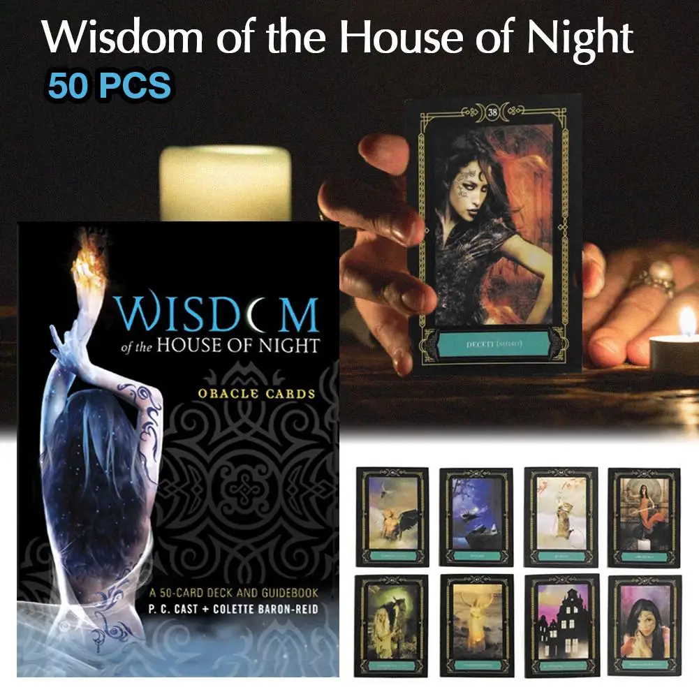 50 Sheets Wisdom Of The House Of Night Oracle Cards Tarot Cards Board Game Cards For Party Personal Entertainment
50 Sheets Wisdom Of The House Of Night Oracle Cards Tarot Cards Board Game Cards For Party Personal Entertainment