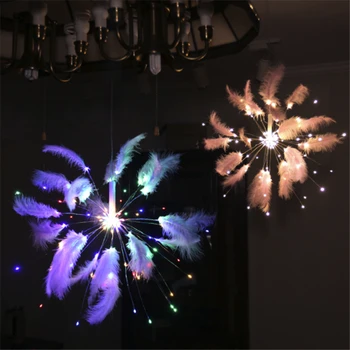 LED String Light INS Girls Room Hanging Decorative Lantern USB Feather Firework Lamp Creative Bedroom Night Lights Birthday Gift 
LED String Light INS Girls Room Hanging Decorative Lantern USB Feather Firework Lamp Creative Bedroom Night Lights Birthday Gift