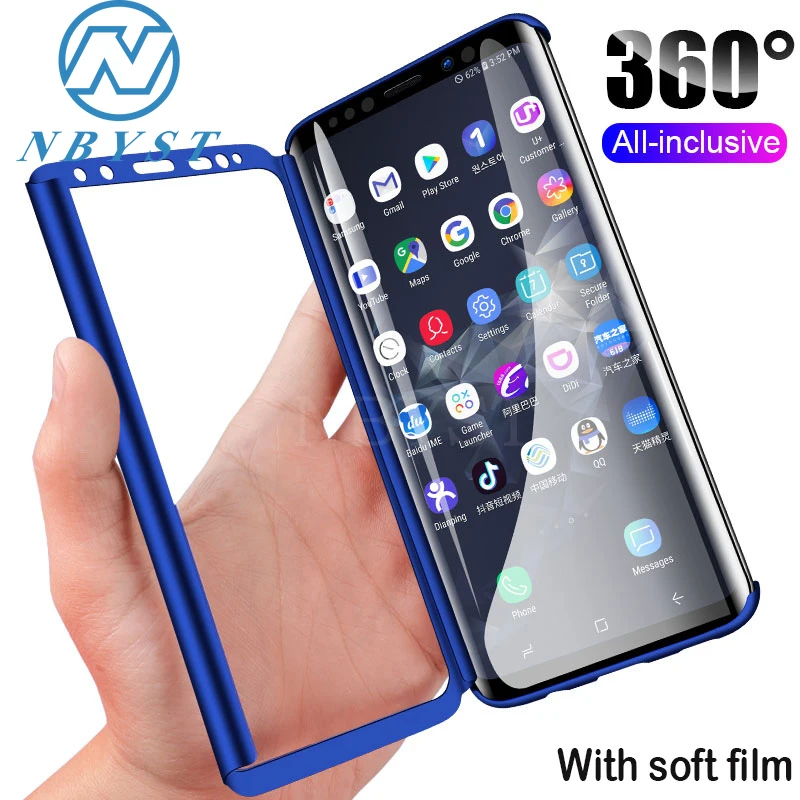 Hot 360 Full Cover Phone Case for Samsung Galaxy S10 S10E S9 S8 Plus S7 Edge Shockproof Case for Samsung Note 9 8 with Soft Film
Hot 360 Full Cover Phone Case for Samsung Galaxy S10 S10E S9 S8 Plus S7 Edge Shockproof Case for Samsung Note 9 8 with Soft Film