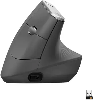 Logitech MX Vertical Wireless Mouse – Advanced Ergonomic Design Reduces Muscle Strain, Control and Move Content Between 3 Window
Logitech MX Vertical Wireless Mouse – Advanced Ergonomic Design Reduces Muscle Strain, Control and Move Content Between 3 Window