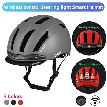 New Road Smart Bike Helmet With LED Turn Signal Light Urban Bicycle Helmet Safety Night Riding Warning Taillight Cycling Helmet
New Road Smart Bike Helmet With LED Turn Signal Light Urban Bicycle Helmet Safety Night Riding Warning Taillight Cycling Helmet