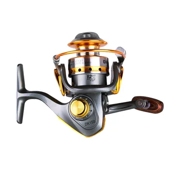 DK150 Mini Metal Spinning Fishing Reel 5.2:1 12+1 Ball Bearings Left and Right Handle Exchangeable Saltwater Fishing Reel
DK150 Mini Metal Spinning Fishing Reel 5.2:1 12+1 Ball Bearings Left and Right Handle Exchangeable Saltwater Fishing Reel