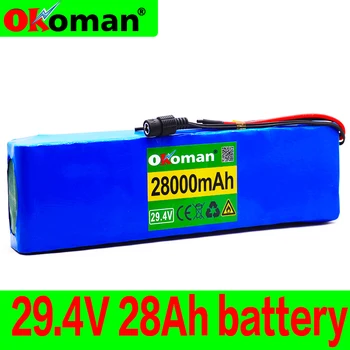 100% new 7S4P 24v li ion battery pack 29.4v 28Ah electric bicycle motor ebike scooter 18650 lithium rechargeable batteries 15A
100% new 7S4P 24v li ion battery pack 29.4v 28Ah electric bicycle motor ebike scooter 18650 lithium rechargeable batteries 15A