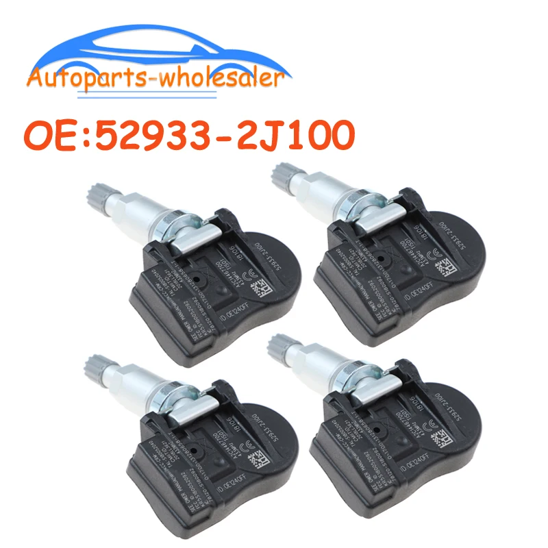 4 PCS Car TPMS Wheel Tire Pressure Sensor 52933-2J100 529332J100 For Kia Sorento 2017 2018 For Hyundai-Verna Solaris
4 PCS Car TPMS Wheel Tire Pressure Sensor 52933-2J100 529332J100 For Kia Sorento 2017 2018 For Hyundai-Verna Solaris
