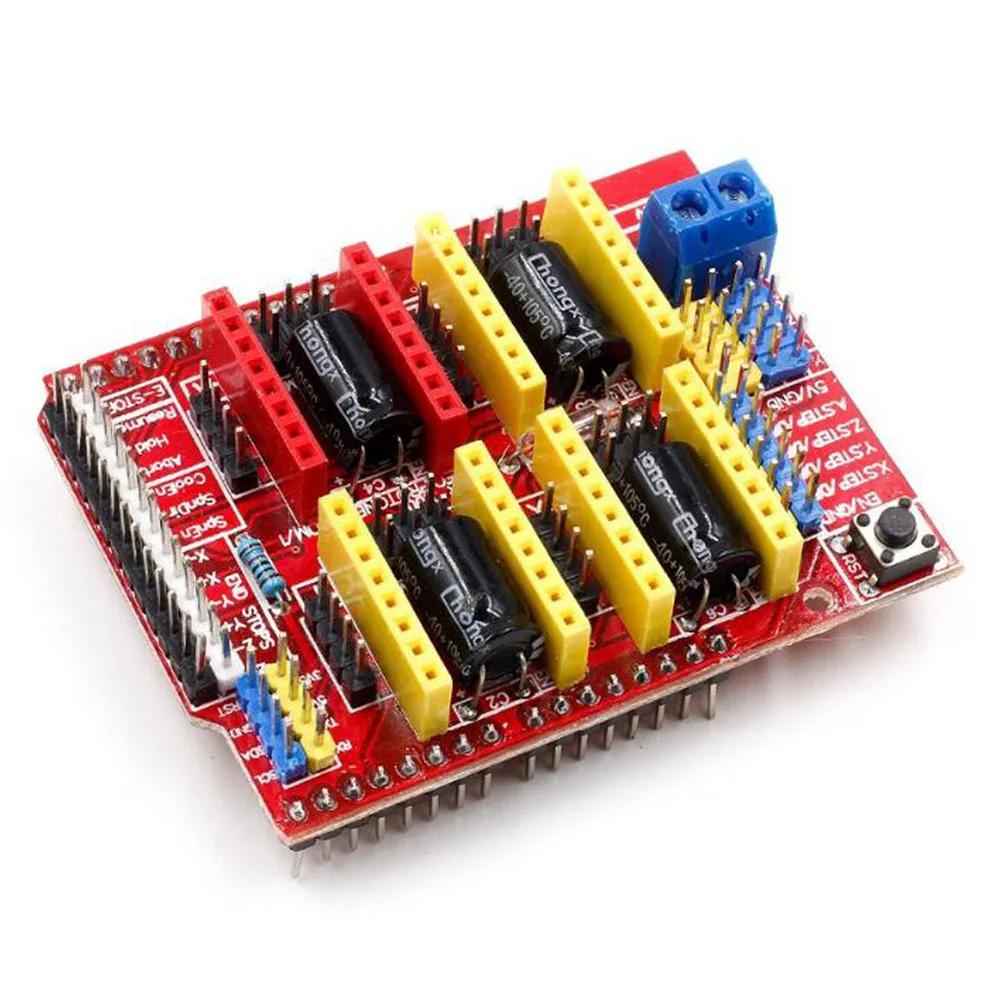 CNC SHIELD V3 Engraving Machine Expansion Board A4988 Drive Board 3D Printer Expansion Board
CNC SHIELD V3 Engraving Machine Expansion Board A4988 Drive Board 3D Printer Expansion Board