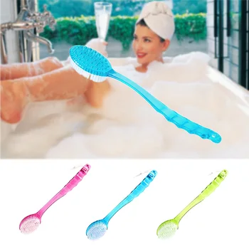 Long Handled Plastic Bath Shower Back Brush Scrubber Skin Cleaning Brushes Body For Bathroom Accessories Cleaning Tool Practical
Long Handled Plastic Bath Shower Back Brush Scrubber Skin Cleaning Brushes Body For Bathroom Accessories Cleaning Tool Practical