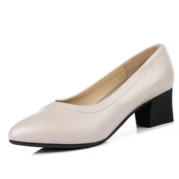 Famous 2020 New Spring Top Cowhide Pointed Leather Shoes High Heel Shoes Fashion Elegant Non-slip Wear Women Shoes Large Size 43
Famous 2020 New Spring Top Cowhide Pointed Leather Shoes High Heel Shoes Fashion Elegant Non-slip Wear Women Shoes Large Size 43