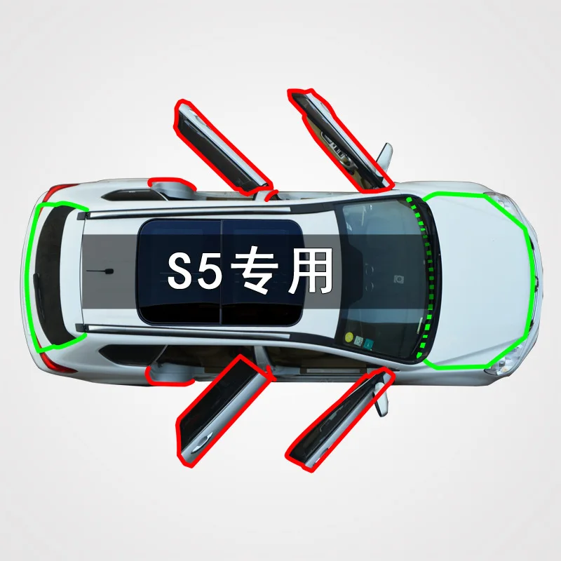 Suitable for JAC Refine S5 Car Whole Car Door Gap Dustproof Hit Sound Insulation Modification Rubber Sealing Strip
Suitable for JAC Refine S5 Car Whole Car Door Gap Dustproof Hit Sound Insulation Modification Rubber Sealing Strip
