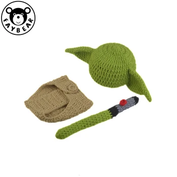 10PCS Newborn Photo Props Baby Crochet Yoda Hat Boy Cartoon Photo Costume Props Halloween Outfits Infant Photography Accessorie
10PCS Newborn Photo Props Baby Crochet Yoda Hat Boy Cartoon Photo Costume Props Halloween Outfits Infant Photography Accessorie