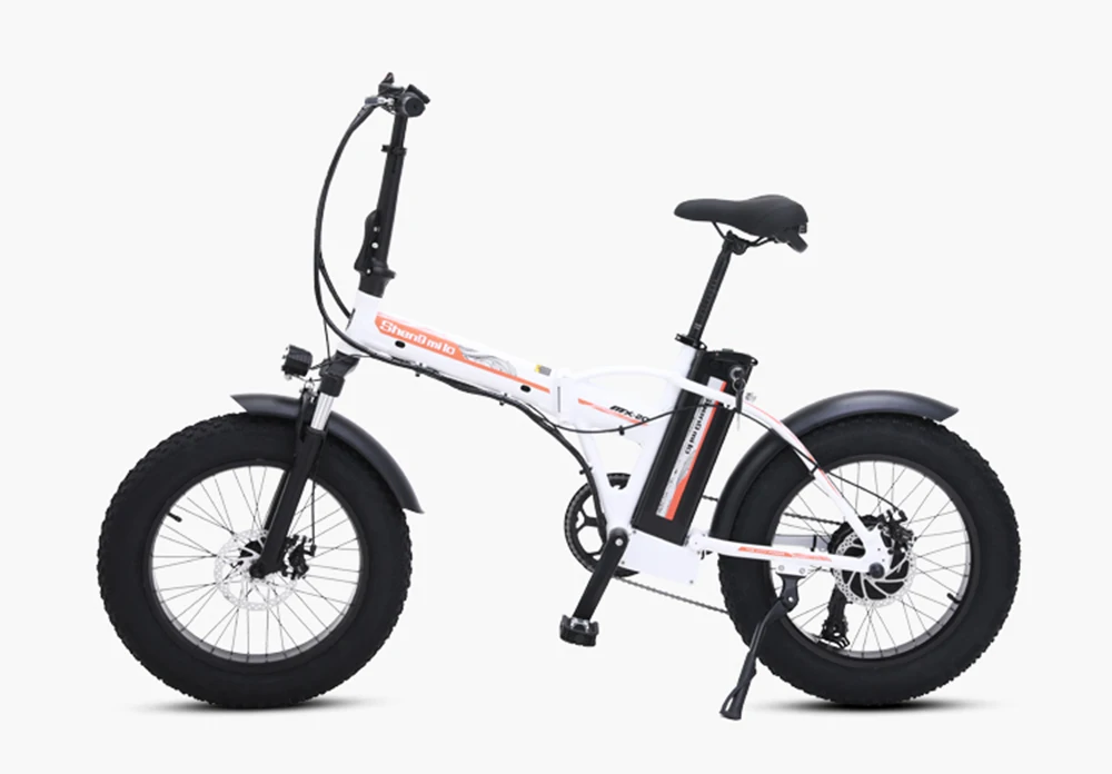 Top Electric bike 20 inch eBike snowbike 48V 15AH lithium battery hidden Adult commuter bike electric bicycle 20