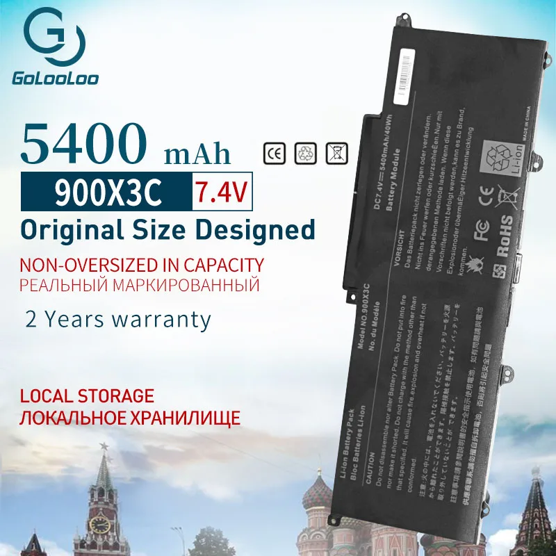 Аккумулятор Golooloo для ноутбука 5400 мАч SAMSUNG 900X3C 900X3D 900X3E NP900X3C NP900X3D NP900X3E | Компьютеры и