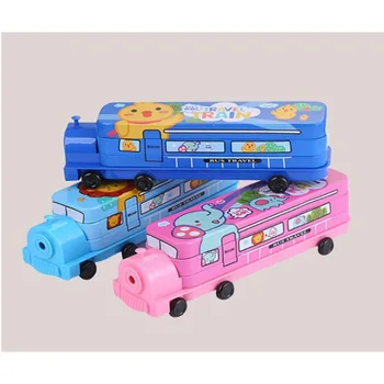 Iron stationery box boy and girl children multifunctional cute train pencil case
Iron stationery box boy and girl children multifunctional cute train pencil case