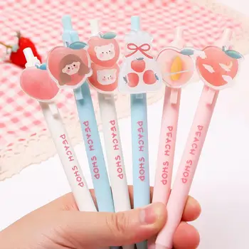 MINKYS New Arrival Kawaii Peach Shop Black Ink Gel Pen DIY Graffiti Pen Study Working Writing Pen School Office Stationery
MINKYS New Arrival Kawaii Peach Shop Black Ink Gel Pen DIY Graffiti Pen Study Working Writing Pen School Office Stationery