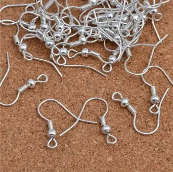 100pcs/lot Tibetan Silver Color Earring Findings Earrings Clasps Hooks For DIY Jewelry Making Supplies Accessories
100pcs/lot Tibetan Silver Color Earring Findings Earrings Clasps Hooks For DIY Jewelry Making Supplies Accessories