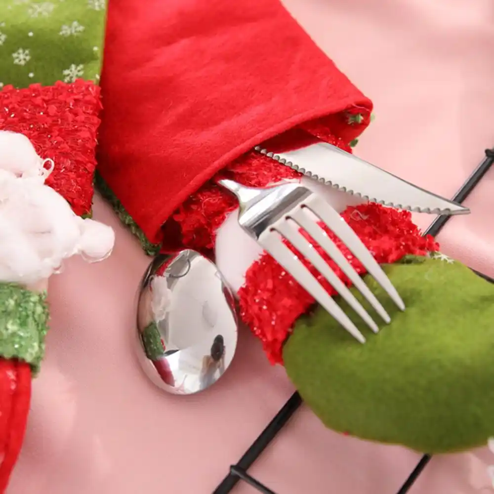 gift socks plush christmas stocking tablewear candy bag with