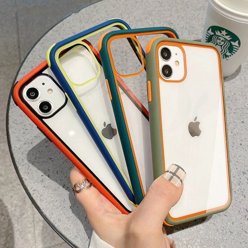 Shockproof Hit Color Phone Case For iphone 11 Pro Max 10 X XR XS Max Transparent Funda For iPhone 7 8 6 6S Plus Back Cover Shell
Shockproof Hit Color Phone Case For iphone 11 Pro Max 10 X XR XS Max Transparent Funda For iPhone 7 8 6 6S Plus Back Cover Shell