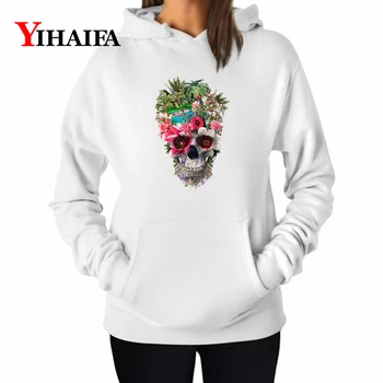YIHAIFA Women Sweatshirts Skull Floral Creative itself Woman Hoodies Casual Long Sleeve Hooded Blouse
YIHAIFA Women Sweatshirts Skull Floral Creative itself Woman Hoodies Casual Long Sleeve Hooded Blouse