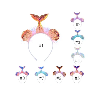 8olor 2019Rainbow Mermaid Headband Princess Mesh Yarn Shell Flower Animal Hairbands Hoop Children Party Hair Accessories
8olor 2019Rainbow Mermaid Headband Princess Mesh Yarn Shell Flower Animal Hairbands Hoop Children Party Hair Accessories