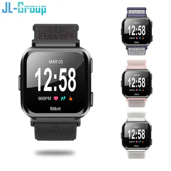 Fitbit Versa Band Nylon Bracelet For fitbit versa 2 strap Loop Velcro Bracelet Replacement fit bit Verse Watch Band Accessories
Fitbit Versa Band Nylon Bracelet For fitbit versa 2 strap Loop Velcro Bracelet Replacement fit bit Verse Watch Band Accessories