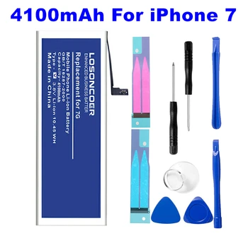 LOSONCOER 4100mAh for iphone 7 Battery 7G Mobile Phone Battery Free Tools+Stickers
LOSONCOER 4100mAh for iphone 7 Battery 7G Mobile Phone Battery Free Tools+Stickers