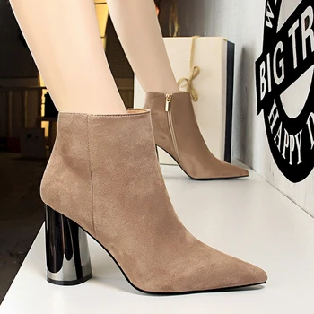 Women Pumps Boots Woman Fashion Ankle Boots Chunky High Heels Stretch Women Autumn Sexy Booties Pointed Toe
Women Pumps Boots Woman Fashion Ankle Boots Chunky High Heels Stretch Women Autumn Sexy Booties Pointed Toe
