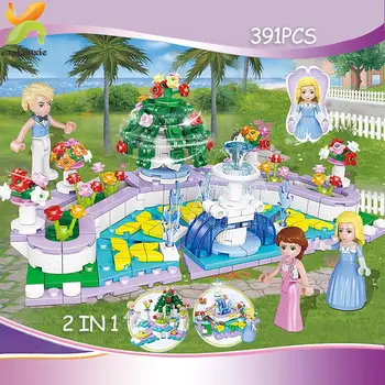 391pcs Princess City Friend Garden Fountain Building Blocks Friends Bricks Sets Educational Toys For Children Girl 
391pcs Princess City Friend Garden Fountain Building Blocks Friends Bricks Sets Educational Toys For Children Girl