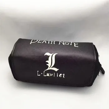 Anime DEATH NOTE PU + Canvas Cosmetic Bag Student Stationery Pouch Bag Makeup Organizer Bag
Anime DEATH NOTE PU + Canvas Cosmetic Bag Student Stationery Pouch Bag Makeup Organizer Bag