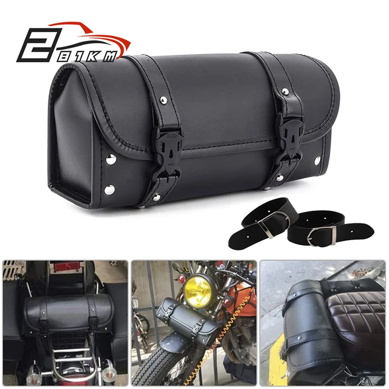 281KM Hanging Saddle Bag Stylish Leather Motorcycle Tool Side Storage Pouch Front Cycling Bag Universal Quick Release Buckle
281KM Hanging Saddle Bag Stylish Leather Motorcycle Tool Side Storage Pouch Front Cycling Bag Universal Quick Release Buckle