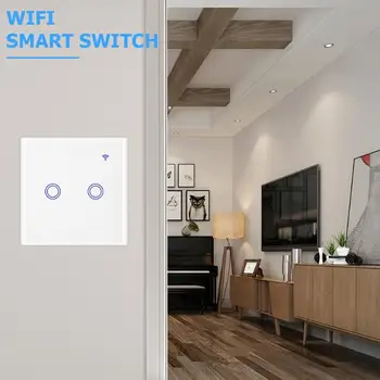 New Wifi Intelligent Switch Voice Control Switch APP Remote Control Switch Single Control Double Control Three Control (2C)
New Wifi Intelligent Switch Voice Control Switch APP Remote Control Switch Single Control Double Control Three Control (2C)