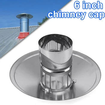 4/6/8inch Stove Pipe Chimney Cap Fireplaces Rain Hat Galvanized Iron Mushroom Chimney Cap Accessories Tools Mushroom-shaped
4/6/8inch Stove Pipe Chimney Cap Fireplaces Rain Hat Galvanized Iron Mushroom Chimney Cap Accessories Tools Mushroom-shaped