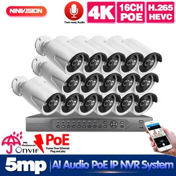 Face Detection 4K 16CH NVR CCTV Camera System Outdoor Waterproof Security Two way Audio POE IP Camera Video Surveillance set
Face Detection 4K 16CH NVR CCTV Camera System Outdoor Waterproof Security Two way Audio POE IP Camera Video Surveillance set