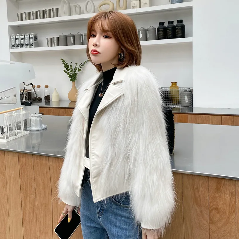 genuine leather jacket women's genuine raccoon fur coats (3)
