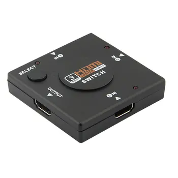 Hdmi Mini Switcher 3 Devices To 1 Tv Switch Box 3 Way Selector 1080P 3 In 1 Out Hdmi Splitter Support 3D
Hdmi Mini Switcher 3 Devices To 1 Tv Switch Box 3 Way Selector 1080P 3 In 1 Out Hdmi Splitter Support 3D