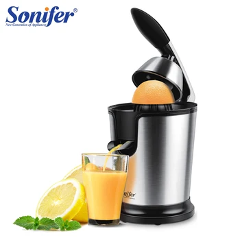 Stainless Steel Orange Lemon Electric Juicers 160W Fruit Squeezer Fresh Juice Household Sonifer 
Stainless Steel Orange Lemon Electric Juicers 160W Fruit Squeezer Fresh Juice Household Sonifer