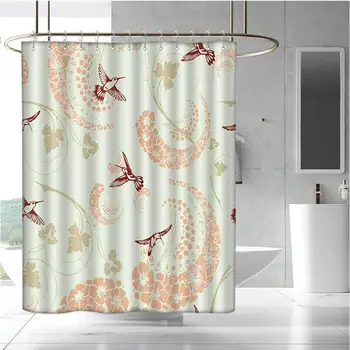 Waterproof and Colorful Shower Curtain Polyester Shower Curtain Bath Shower
Waterproof and Colorful Shower Curtain Polyester Shower Curtain Bath Shower