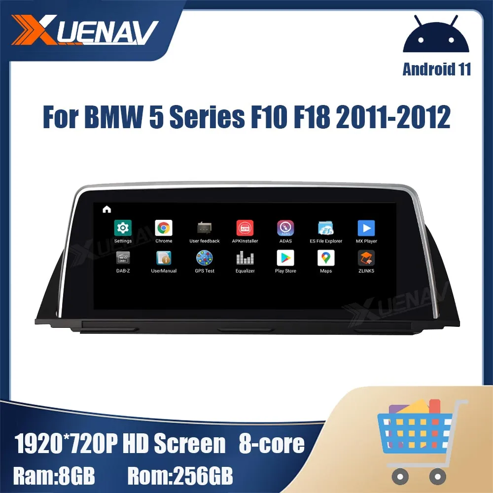 Автомобильный мультимедийный DVD-плеер, 8 + 256 ГБ, Android 11, GPS-навигация для BMW 5 серии F10 F18 2011 2012
Автомобильный мультимедийный DVD-плеер, 8 + 256 ГБ, Android 11, GPS-навигация для BMW 5 серии F10 F18 2011 2012