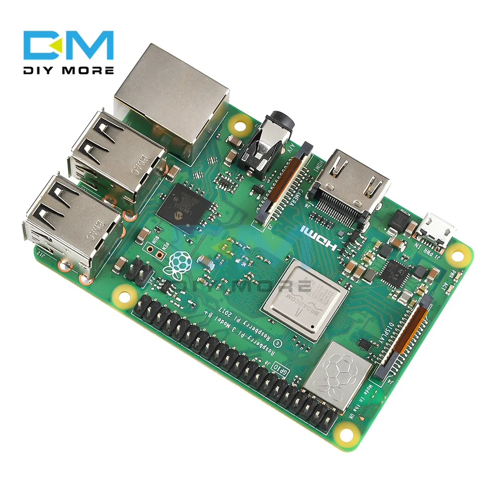 Raspberry Pi 3 Model B + PoE HAT 64-бит 1,4 GHz Raspberry Pi 3 с 2,4G & 5G Беспроводной LAN WI-FI 4,2 Bluetooth
Raspberry Pi 3 Model B + PoE HAT 64-бит 1,4 GHz Raspberry Pi 3 с 2,4G & 5G Беспроводной LAN WI-FI 4,2 Bluetooth