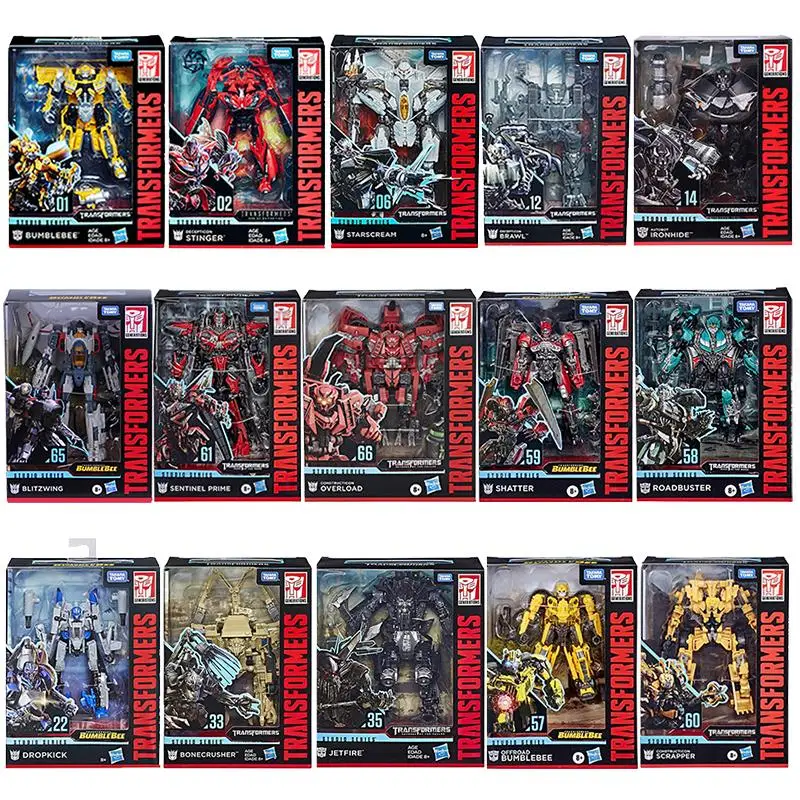 Transformer Studio Series 01~76 21 83 Deluxe Megatron Roadbuster Scavenger Hightower Shatter Bumblebee Action Figure Toy 08 66
Transformer Studio Series 01~76 21 83 Deluxe Megatron Roadbuster Scavenger Hightower Shatter Bumblebee Action Figure Toy 08 66