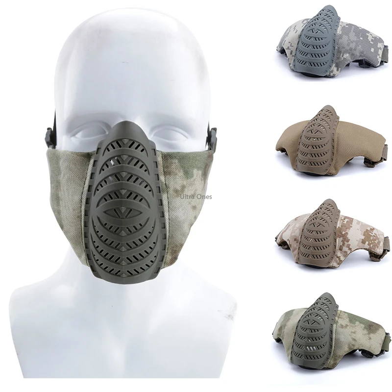 Tactical Military Half Face Mask Protective Hunting Shooting Cs Wargame Camouflage Mask Army Combat Airsoft Training Masks
Tactical Military Half Face Mask Protective Hunting Shooting Cs Wargame Camouflage Mask Army Combat Airsoft Training Masks