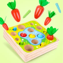 WEMMICKS Baby Montessori Toys Wooden Happy Farm Pulling Carrot Fishing Shape Matching Size Cognition Educational Toy Gift Kids
WEMMICKS Baby Montessori Toys Wooden Happy Farm Pulling Carrot Fishing Shape Matching Size Cognition Educational Toy Gift Kids