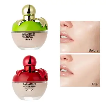 40ml Apple Shape Complexion Liquid Foundation Cream Coverage Concealer Base Hydrating Primer Makeup Cosmetics O6Z2
40ml Apple Shape Complexion Liquid Foundation Cream Coverage Concealer Base Hydrating Primer Makeup Cosmetics O6Z2